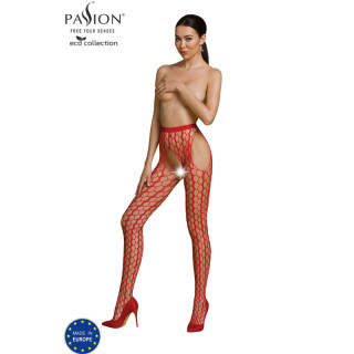 PASSION ECO COLLECTION BODYSTOCKING ECO S007 ROJO