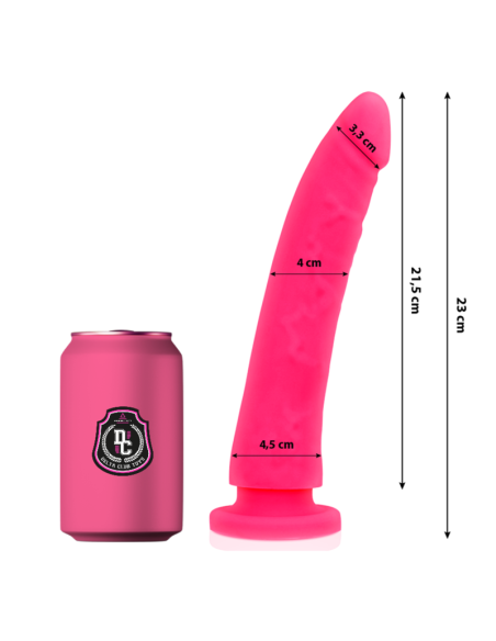 DELTA CLUB TOYS DILDO ROSA SILICONA MEDICA 23 CM O 45 CM