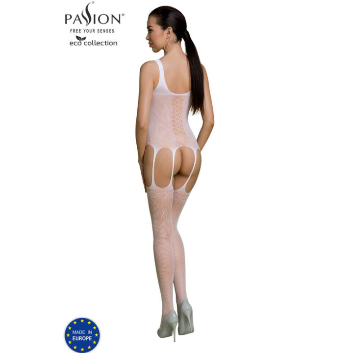 PASSION ECO COLLECTION BODYSTOCKING ECO BS007 BLANCO