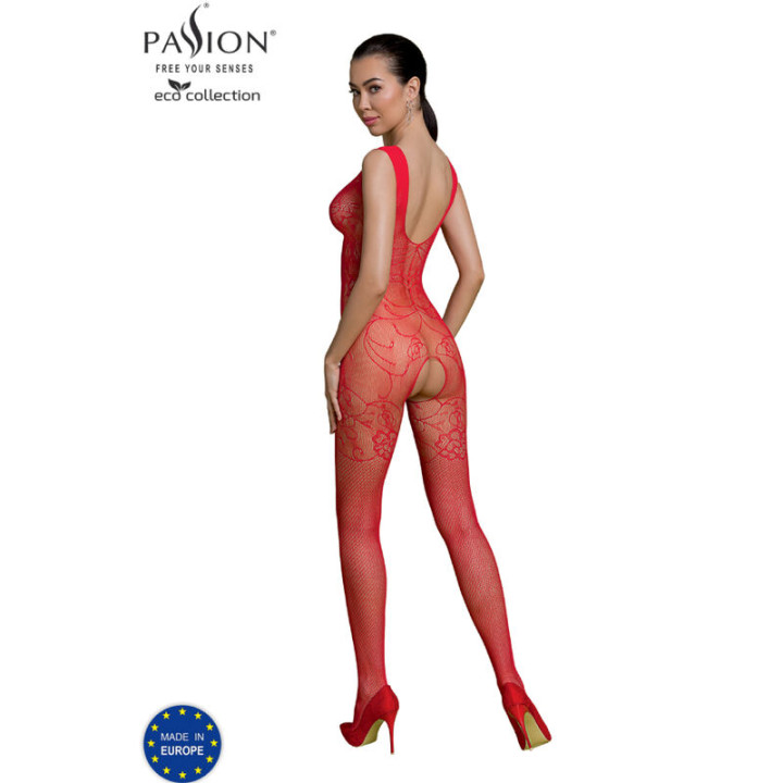 PASSION ECO COLLECTION BODYSTOCKING ECO BS012 ROJO