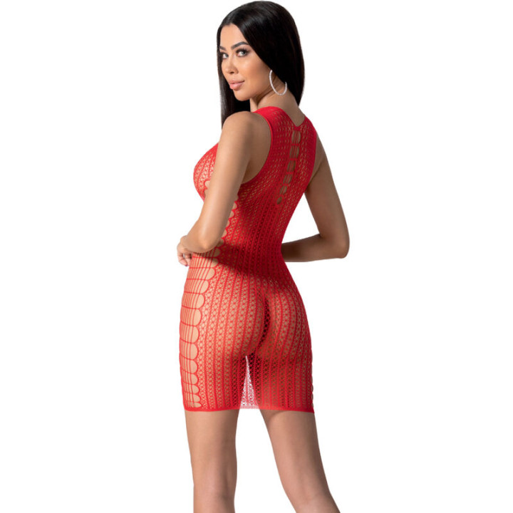 PASSION BS097 BODYSTOCKING ROJO TALLA UNICA
