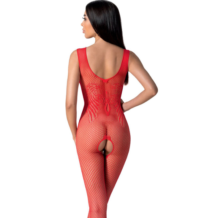 PASSION BS098 BODYSTOCKING ROJO TALLA UNICA