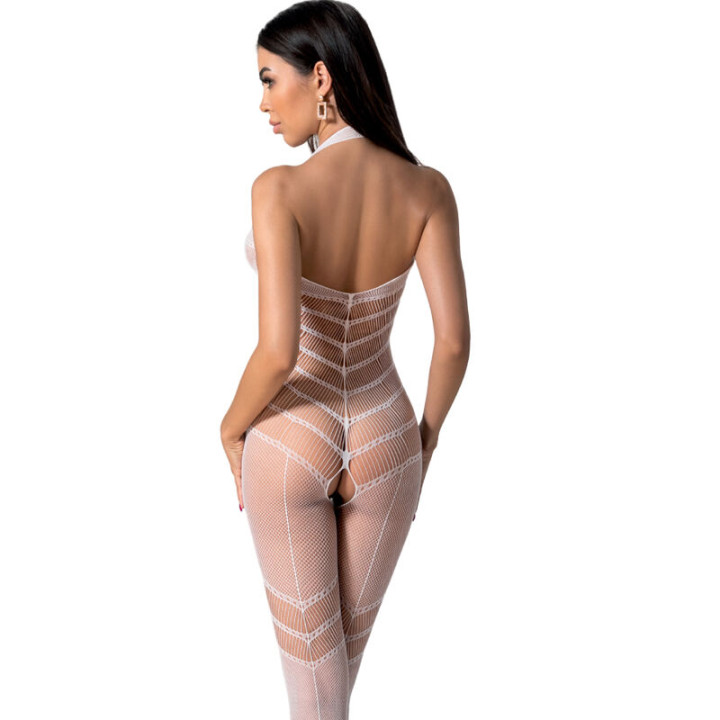 PASSION BS100 BODYSTOCKING BLANCO TALLA UNICA