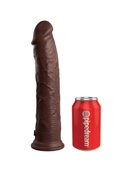 KING COCK ELITE DILDO REALISTICO SILICONA 28 CM MARRON