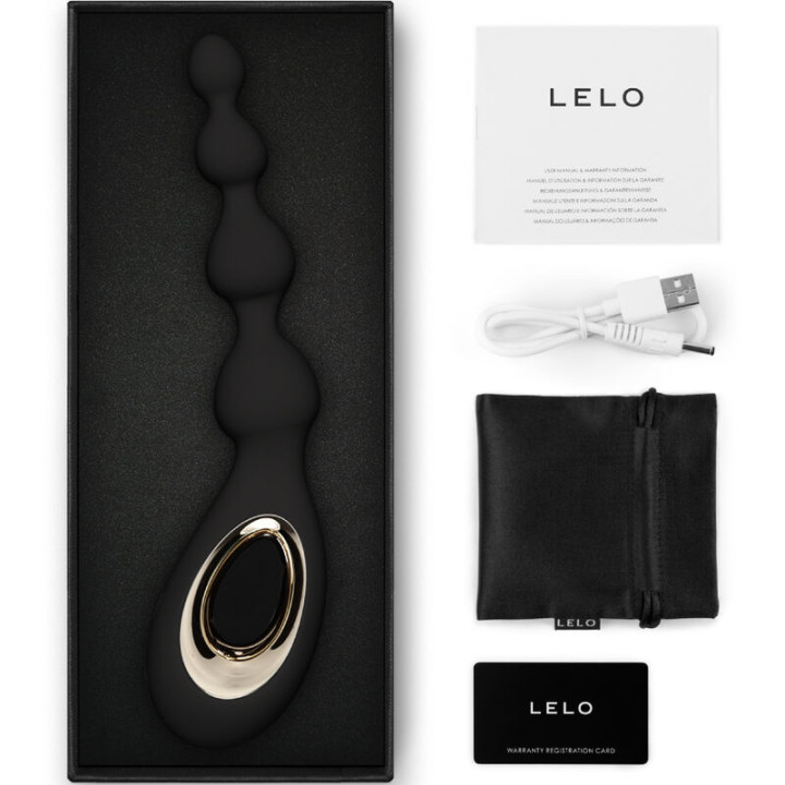 LELO SORAYA BEADS MASAJEADOR ANAL NEGRO