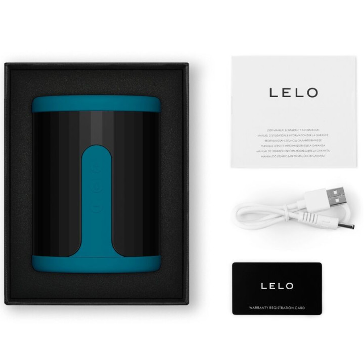 LELO F2S TEAL MASTURBADOR MASCULINO AZUL