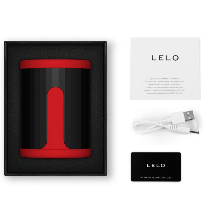 LELO F2S TEAL MASTURBADOR MASCULINO ROJO