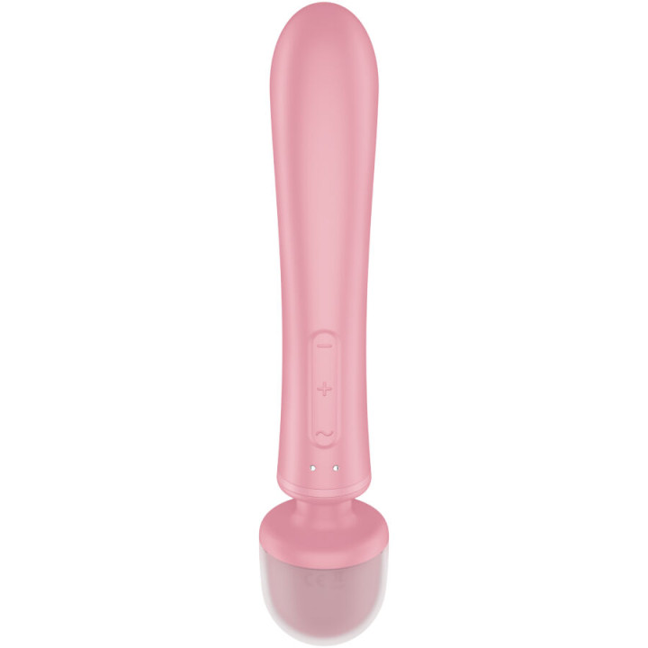 SATISFYER TRIPLE LOVER MASAJEADOR VIBRADOR RABBIT ROSA