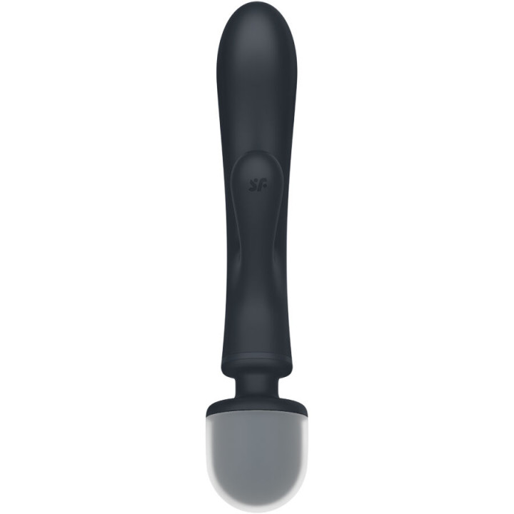 SATISFYER TRIPLE LOVER MASAJEADOR VIBRADOR RABBIT GRIS