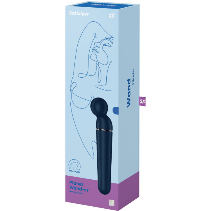 SATISFYER PLANET WAND ER MASAJEADOR VIBRADOR AZUL
