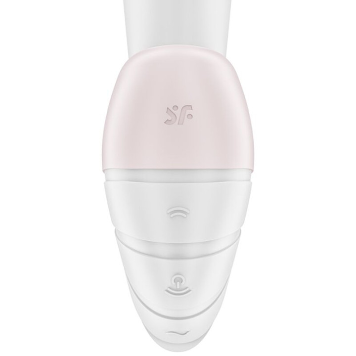 SATISFYER SUPERNOVA ESTIMULADOR Y VIBRADOR BLANCO