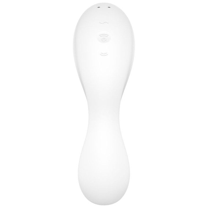 SATISFYER CURVY TRINITY 5 ESTIMULADOR Y VIBRADOR APP BLANCO