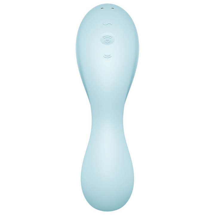 SATISFYER CURVY TRINITY 5 ESTIMULADOR Y VIBRADOR APP AZUL