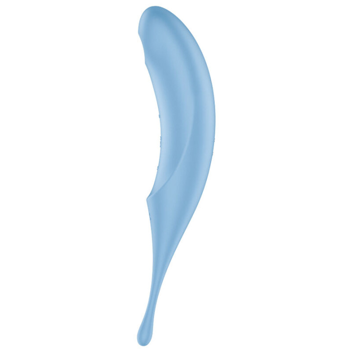 SATISFYER TWIRLING PRO ESTIMULADOR Y VIBRADOR AZUL