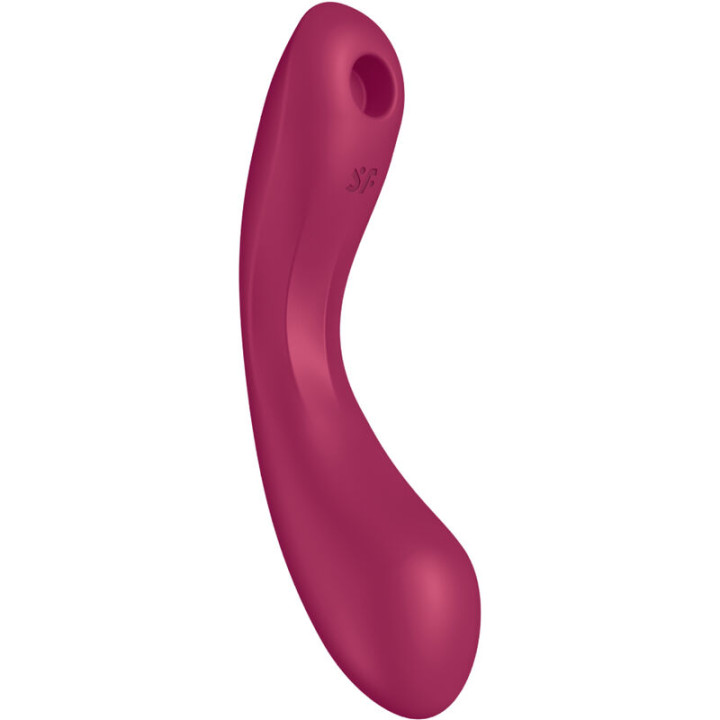 SATISFYER CURVE TRINITY 1 AIR PULSE VIBRATION ROJO