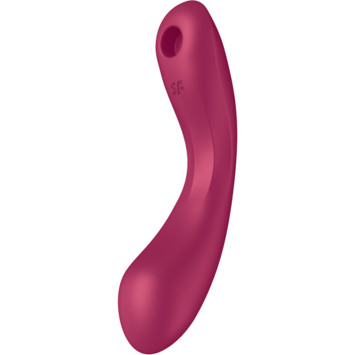 SATISFYER CURVE TRINITY 1 AIR PULSE VIBRATION ROJO