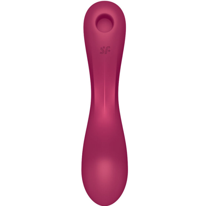 SATISFYER CURVE TRINITY 1 AIR PULSE VIBRATION ROJO