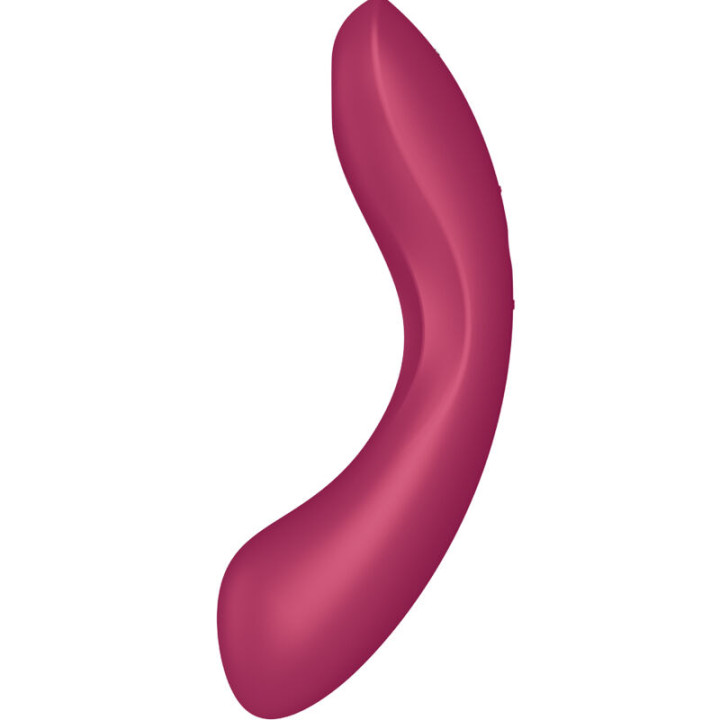 SATISFYER CURVE TRINITY 1 AIR PULSE VIBRATION ROJO