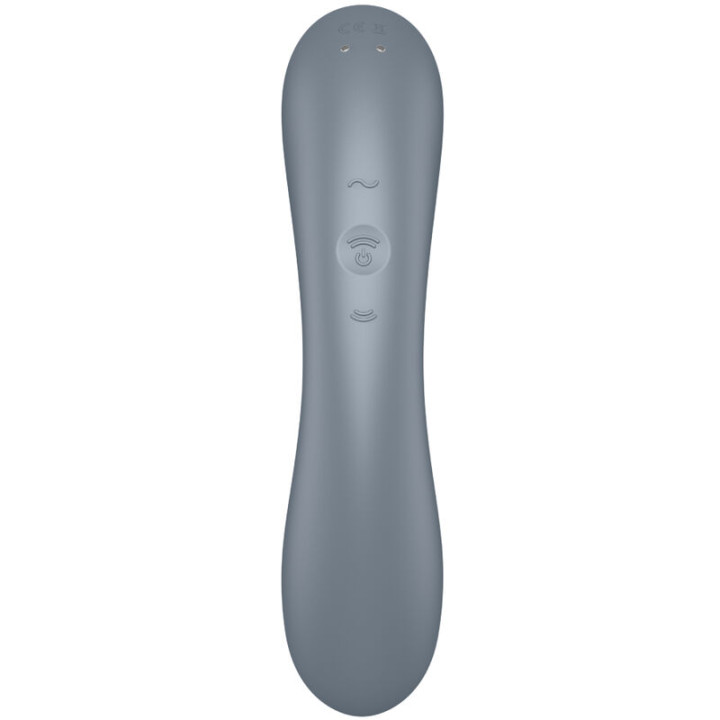 SATISFYER CURVE TRINITY 1 AIR PULSE VIBRATION GRIS