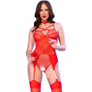 CHILIROSE CR 4879 BODY CROTCHLESS ROJO XL
