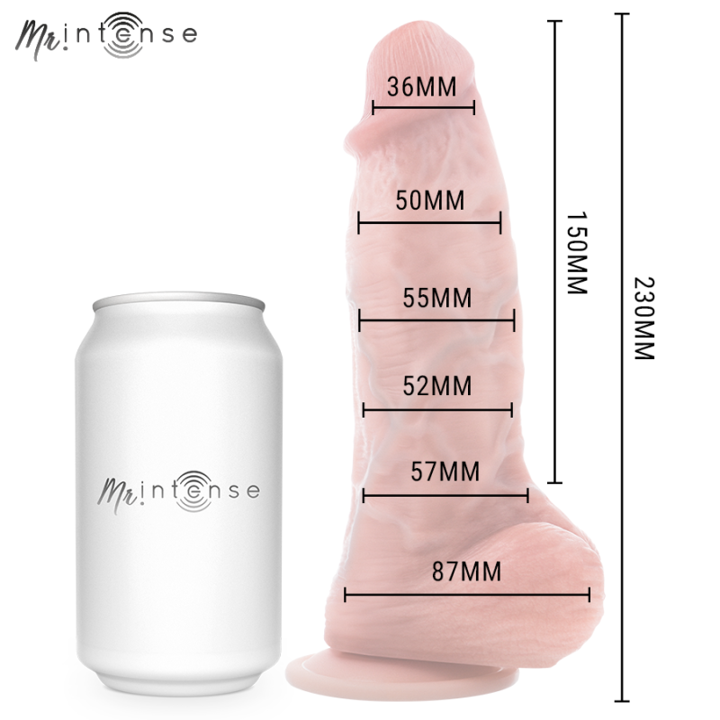 MR INTENSE MEDIUM SPENCER DILDO SILICONA 23 CM O 57 CM