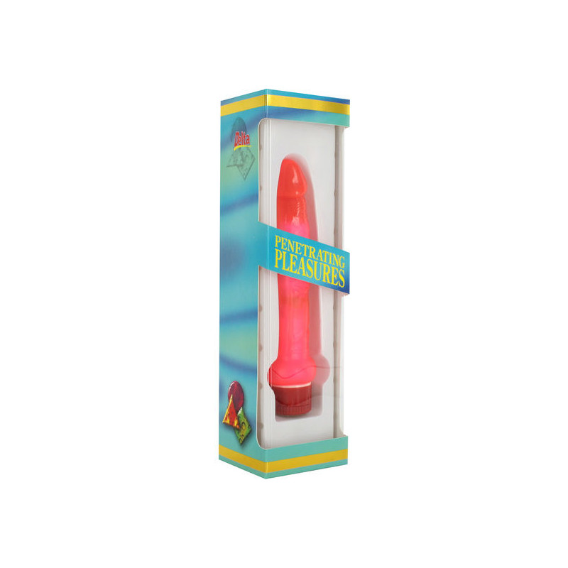 SEVEN CREATIONS JELLY VIBRADOR ANAL DELGADO ROSA