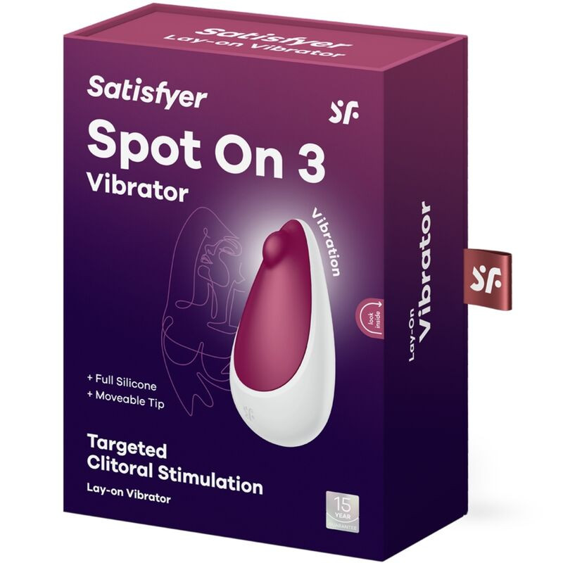 SATISFYER SPOT ON 3 ESTIMULADOR DE CLITORIS ROJO