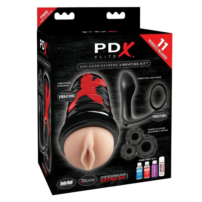 PDX ELITE KIT ASS GASM EXPLOSION DISENO VAGINA