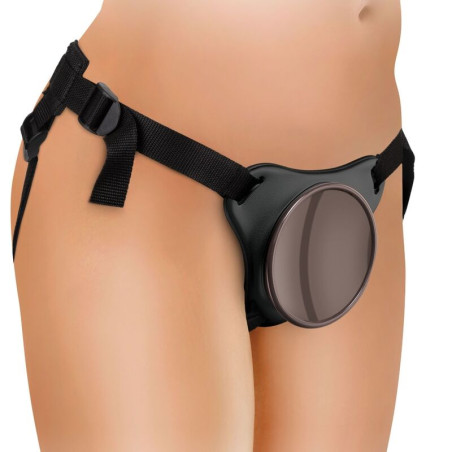 KING COCK ELITE KIT ARNES AJUSTABLE DELUXE ANILLO CON TESTICULOS DILDO 203 CM