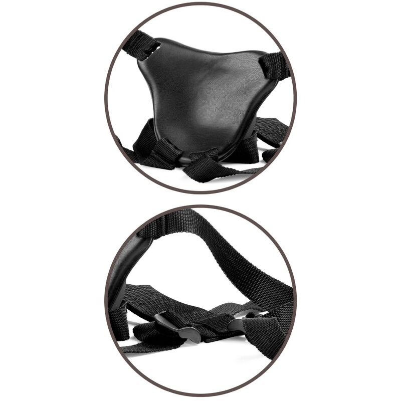 KING COCK ELITE KIT ARNES AJUSTABLE DELUXE ANILLO CON TESTICULOS DILDO 203 CM