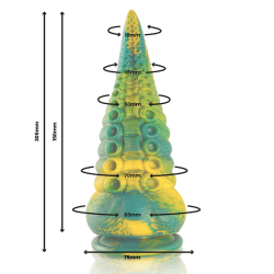EPIC CETUS DILDO TENTACULO VERDE TAMANO GRANDE 2