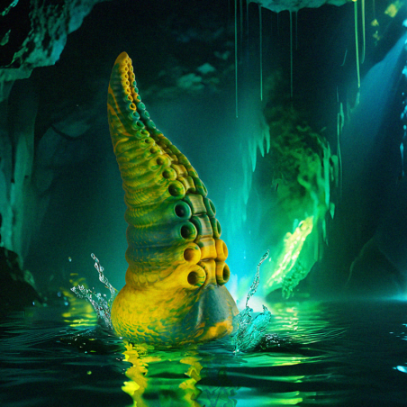 EPIC CETUS DILDO TENTACULO VERDE TAMANO PEQUENO