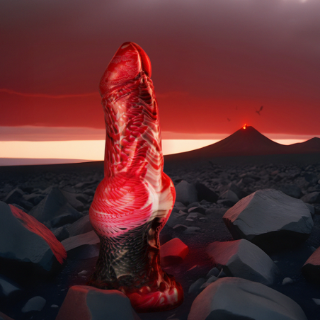EPIC HELIOS DILDO CON TESTICULOS CALOR Y EXTASIS