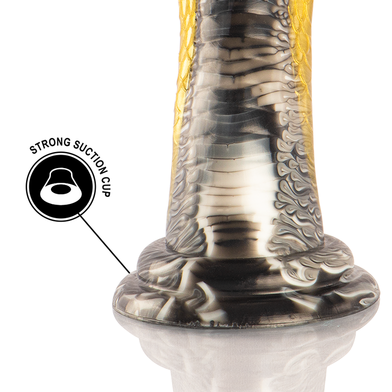 EPIC DRAKON DILDO COBRA AMARILLA