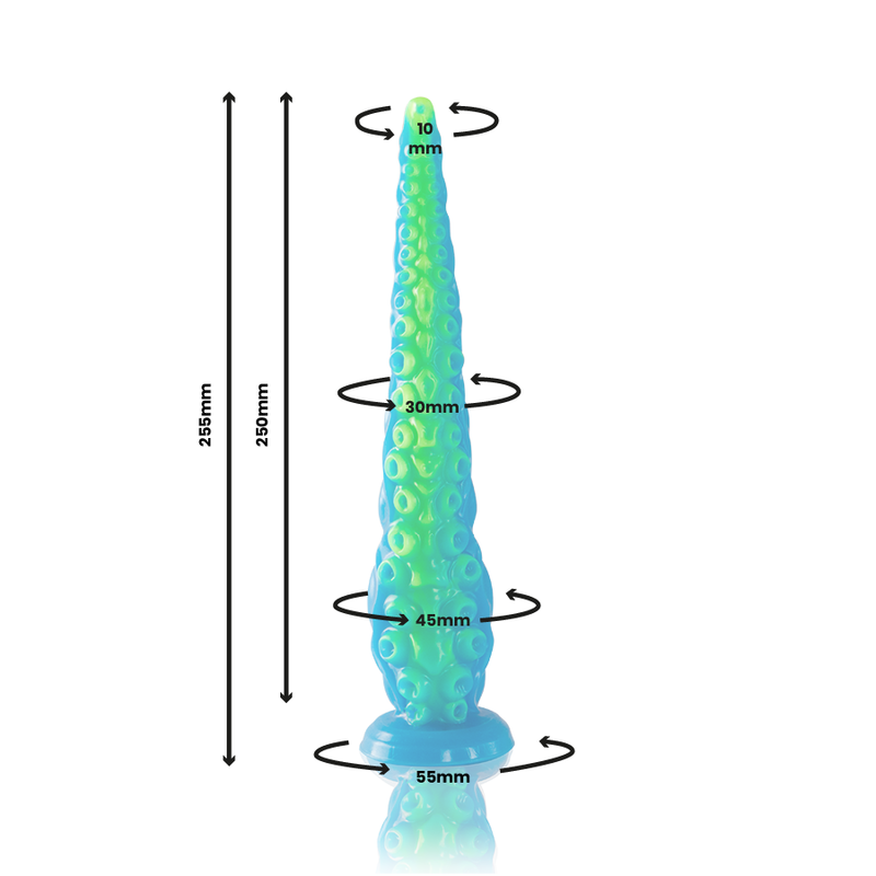 EPIC SCYLLA DILDO TENTACULO FINO FLUORESCENTE TAMANO PEQUENO