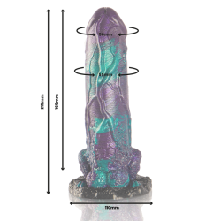 EPIC BASILISK DILDO DOBLE PLACER ESCAMOSO TAMANO GRANDE 2