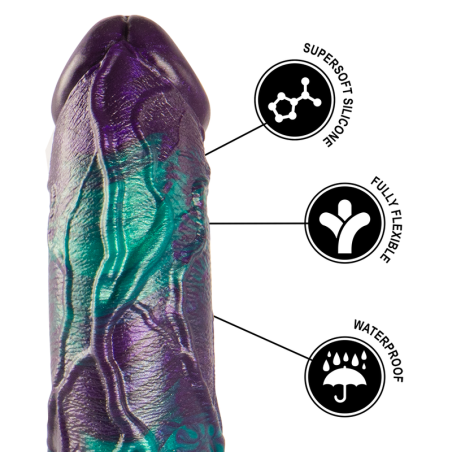 EPIC BASILISK DILDO DOBLE PLACER ESCAMOSO TAMANO GRANDE