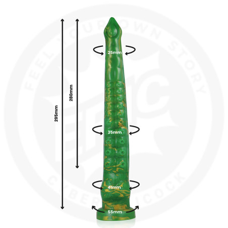 EPIC HYLOS DILDO DESTELLO VERDE