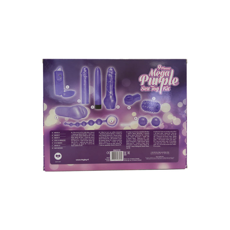 TOYJOY JUST FOR YOU MEGA PURPLE SEX TOY KIT