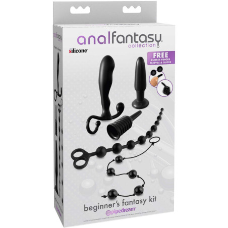 ANAL FANTASY ELITE COLLECTION KIT FANTASIA ANAL PARA PRINCIPIANTES NEGRO