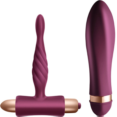 CLIMAXIMUM DARE KIT VIBRADOR TRENZADO PLUG ANAL PRINCIPIANTES