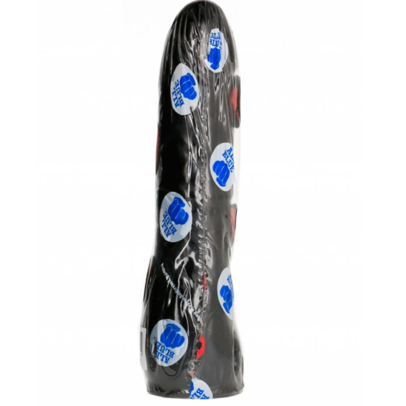 ALL BLACK DILDO NEGRO REALISTICO 20 CM