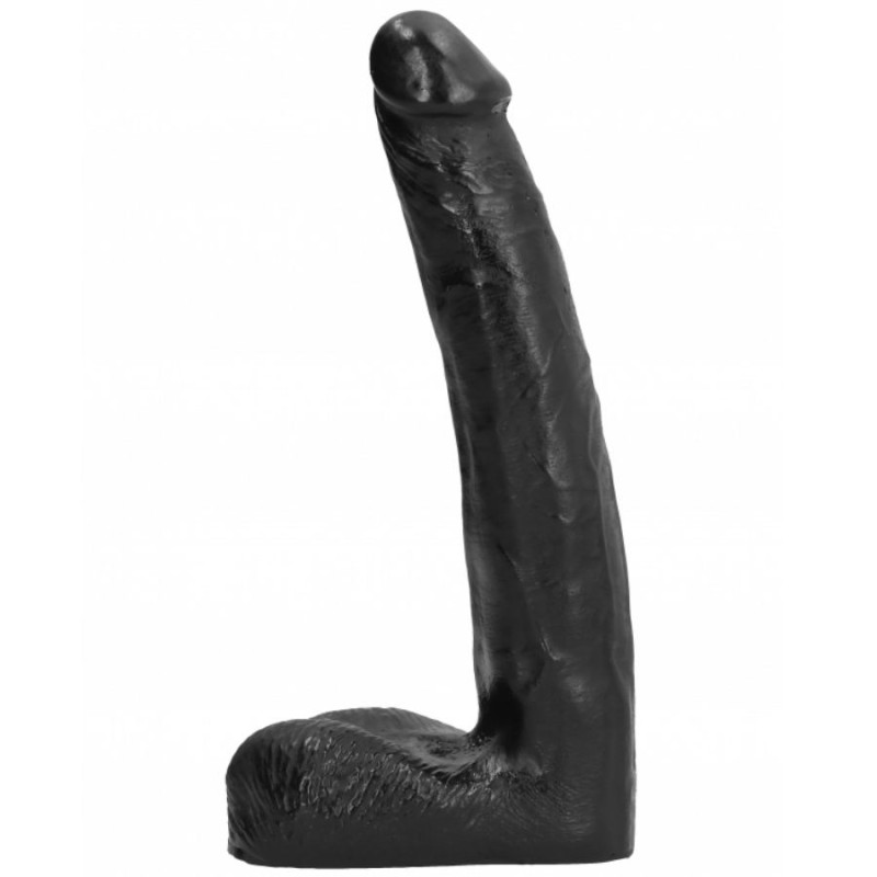 ALL BLACK DILDO REALISTICO 21 CM