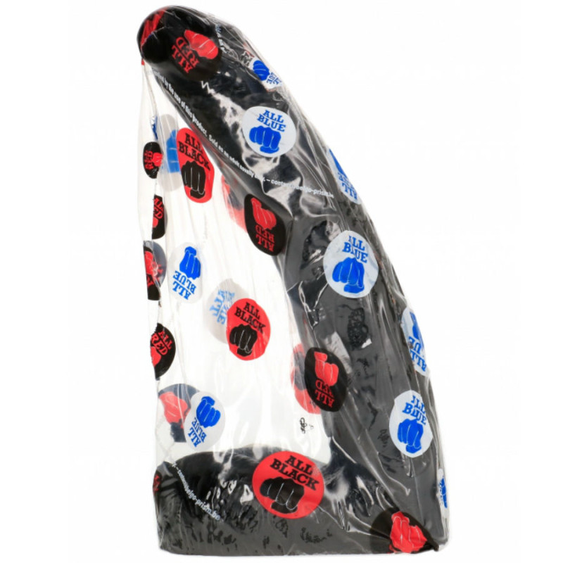 ALL BLACK DILDO REALISTICO 21 CM