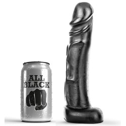 ALL BLACK DILDO 22 CM