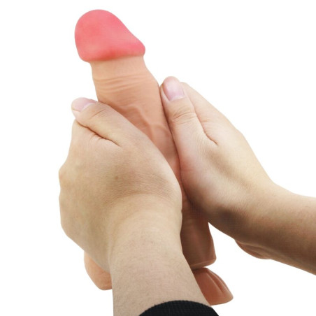 PRETTY LOVE SLIDING SKIN SERIES DILDO REALISTICO CON VENTOSA PIEL DESLIZANTE CONTROL REMOTO NATURAL 218 CM