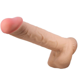 PRETTY LOVE SLIDING SKIN SERIES DILDO REALISTICO CON VENTOSA PIEL DESLIZANTE 26 CM