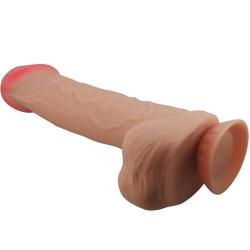 PRETTY LOVE SLIDING SKIN SERIES DILDO REALISTICO CON VENTOSA PIEL DESLIZANTE 26 CM 2