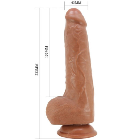 PRETTY LOVE DRACO DILDO REALISTICO 23 CM MODELO 2 NATURAL