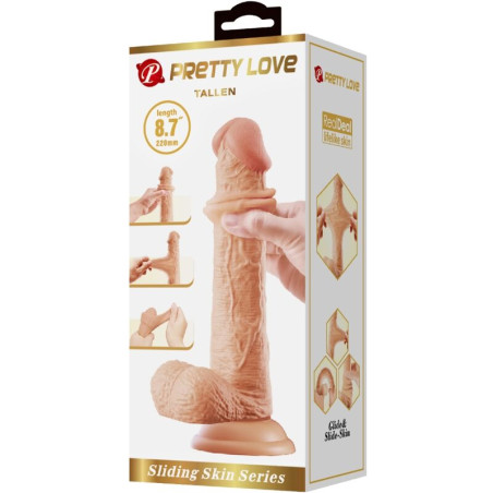PRETTY LOVE TALLEN DILDO REALISTICO 22 CM NATURAL